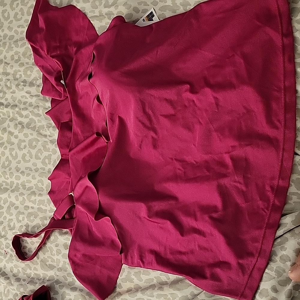 Ruffle tankini